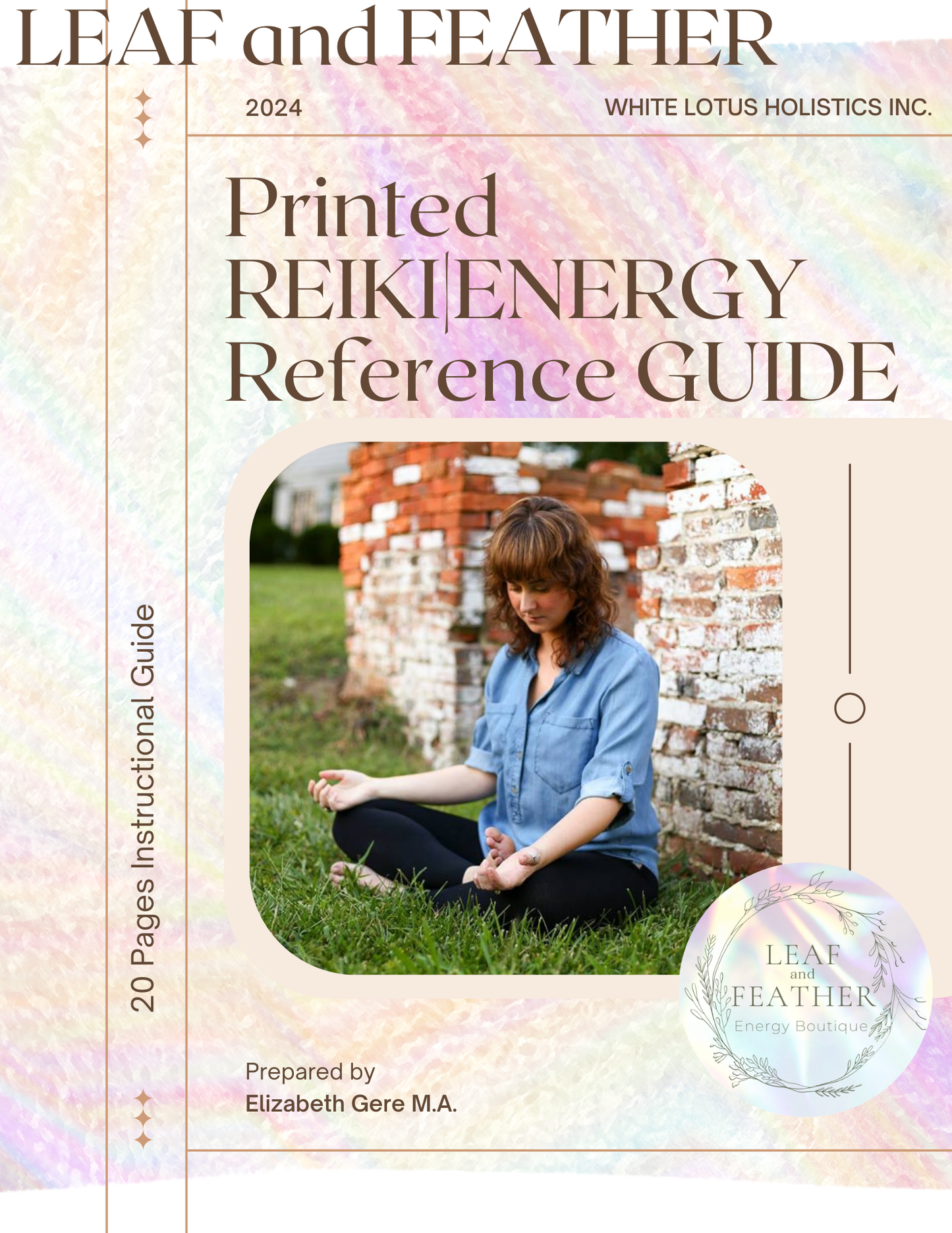 Leaf and Feather ENERGY GUIDE | 20p INSTRUCTION MANUAL